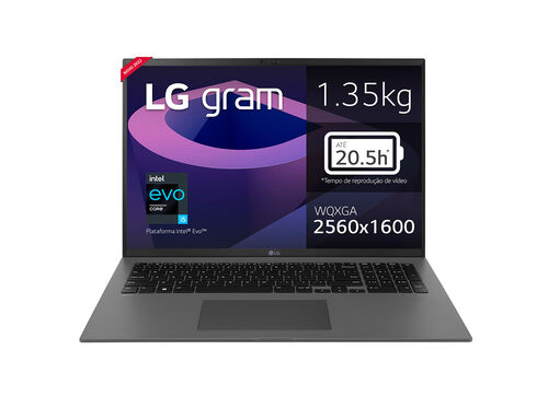 PORTÁTIL LG 17Z90Q-G.AA53P (17" INTEL I5-1240P RAM:16GB 256GB SSD INTEL IRIS XE GRAPHICS) image number 0