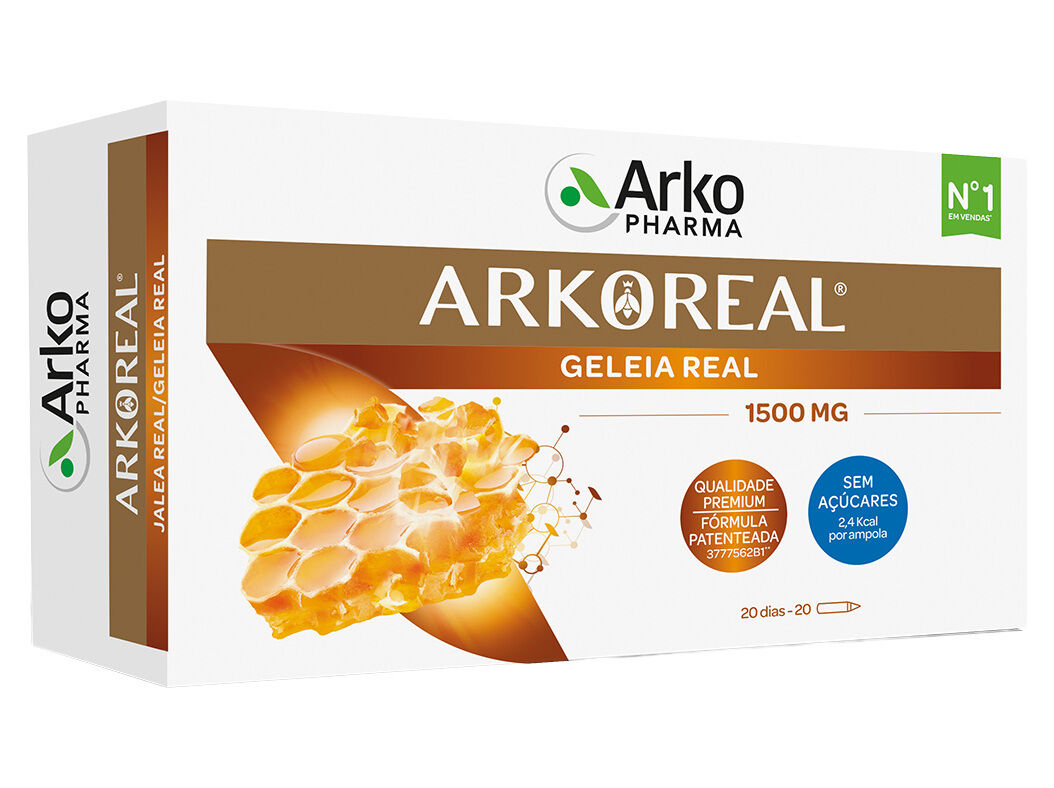 SUPLEMENTO ARKOREAL GELEIA REAL 1500 MG 20 AMPOLAS image number 0