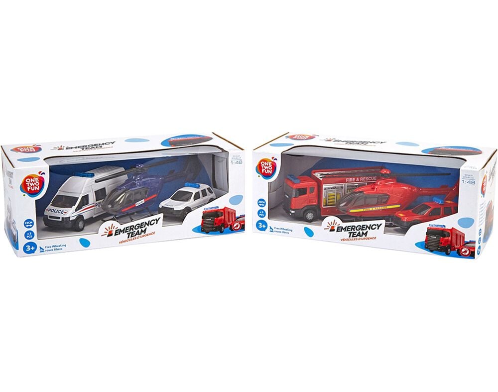 VE&Iacute;CULOS DE EMERG&Ecirc;NCIA ONE TWO FUN MODELOS SORTIDOS image number 1