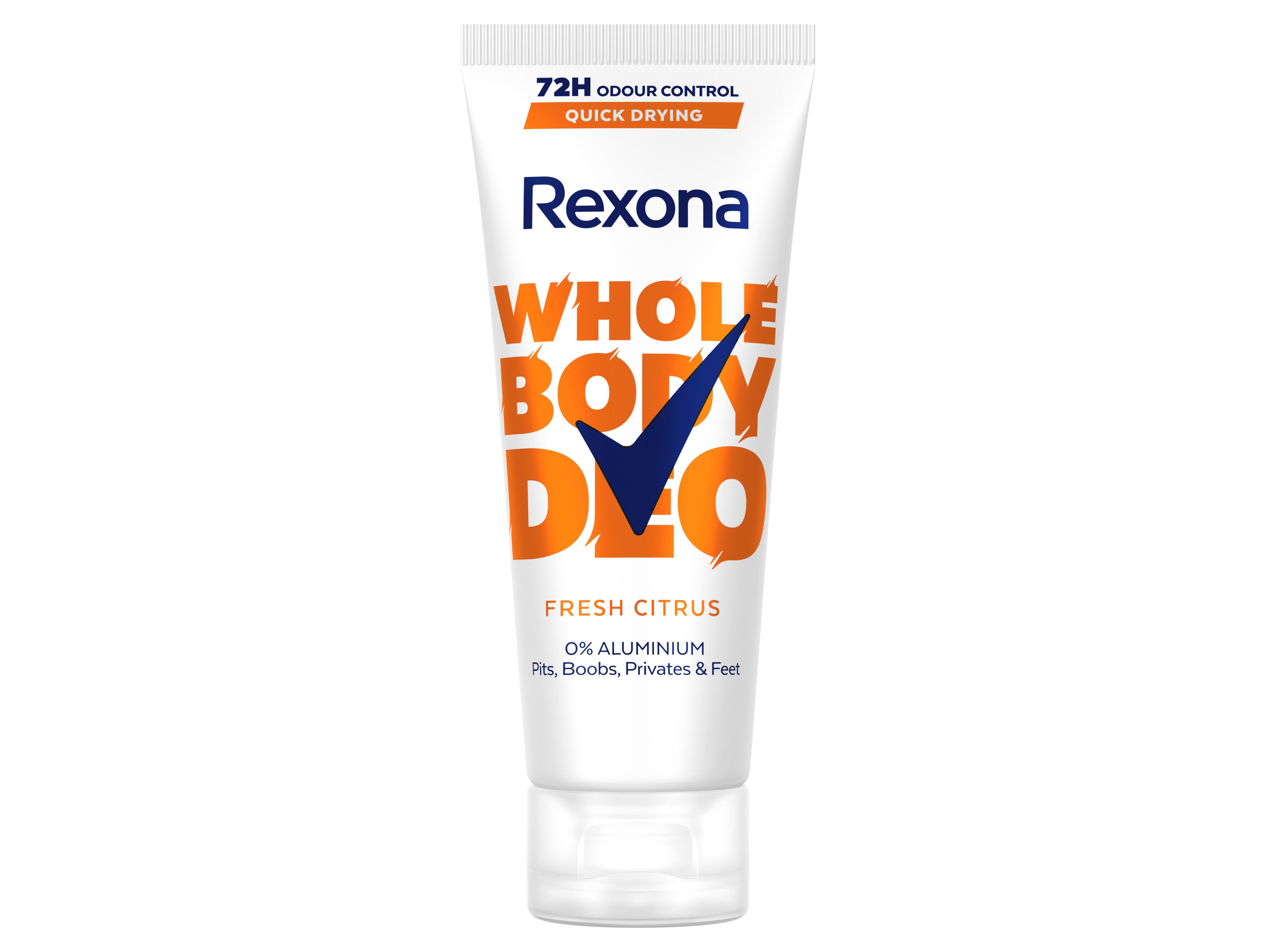 DESODORIZANTE CREME REXONA PARA TODO CORPO FRESH CITRUS 75ML image number 1
