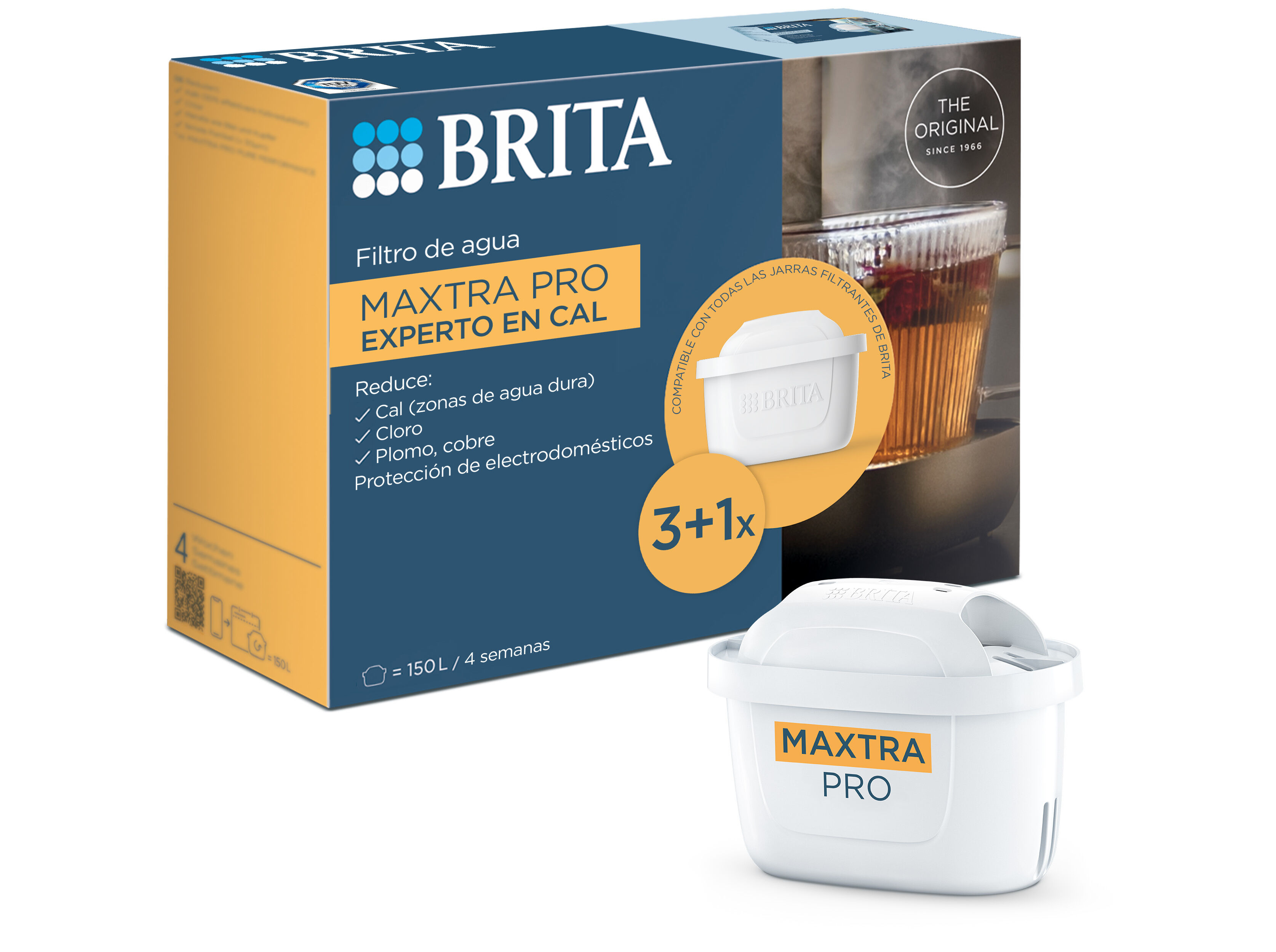 FILTROS BRITA MXPRO EXPERT CALC&Aacute;RIO 3+1 UNIDADE