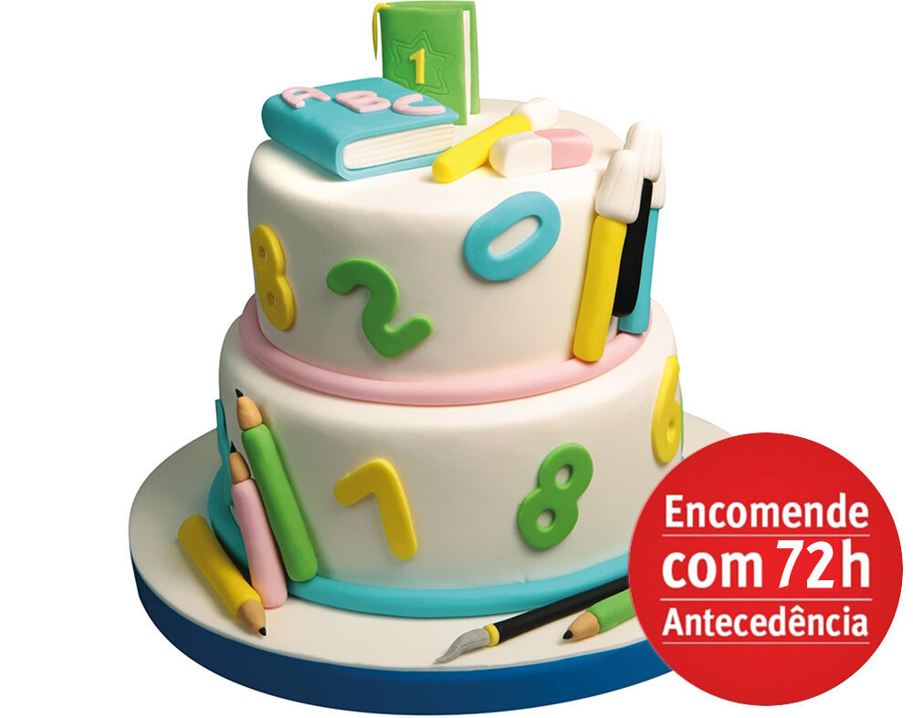 BOLO CAKE DESIGN PRODU&Ccedil;&Atilde;O PR&Oacute;PRIA N&ordm;6 KG image number 0