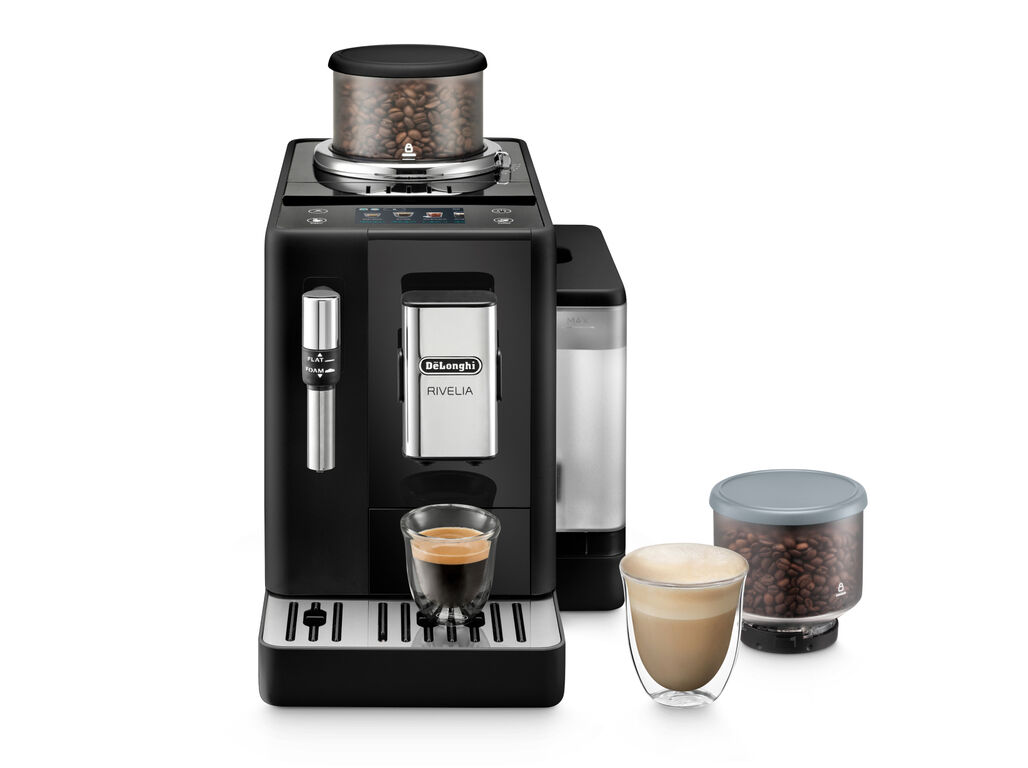 M&Aacute;QUINA DE CAF&Eacute; AUTOM&Aacute;TICA DELONGHI RIVELIA EXAM440.35.B PRETO