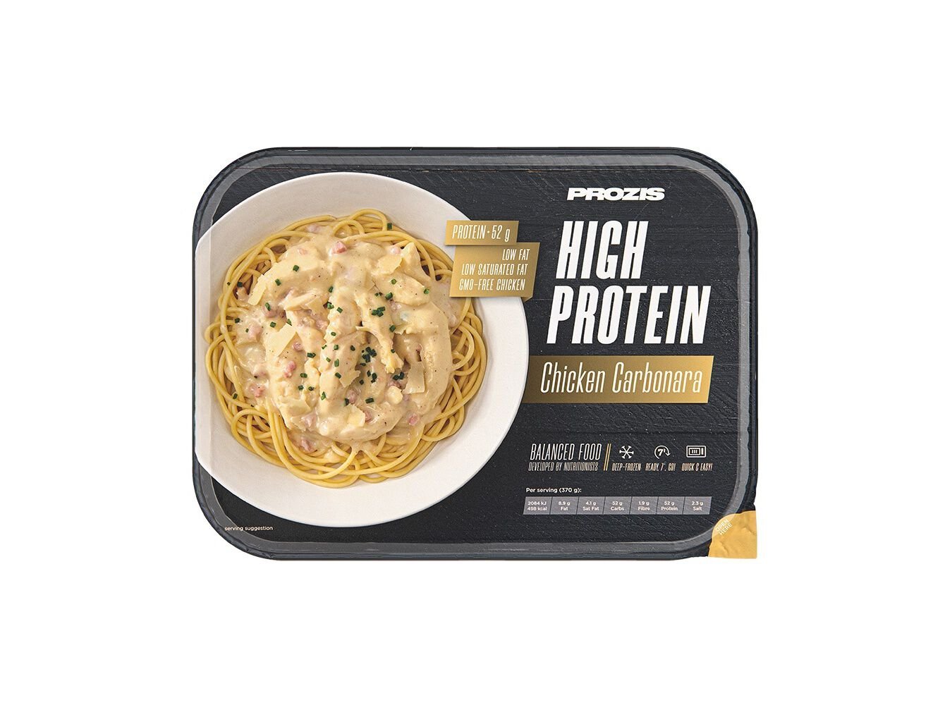 REFEI&Ccedil;&Atilde;O HIPERPROTEICA PROZIS CARBONARA FRANGO 370G
