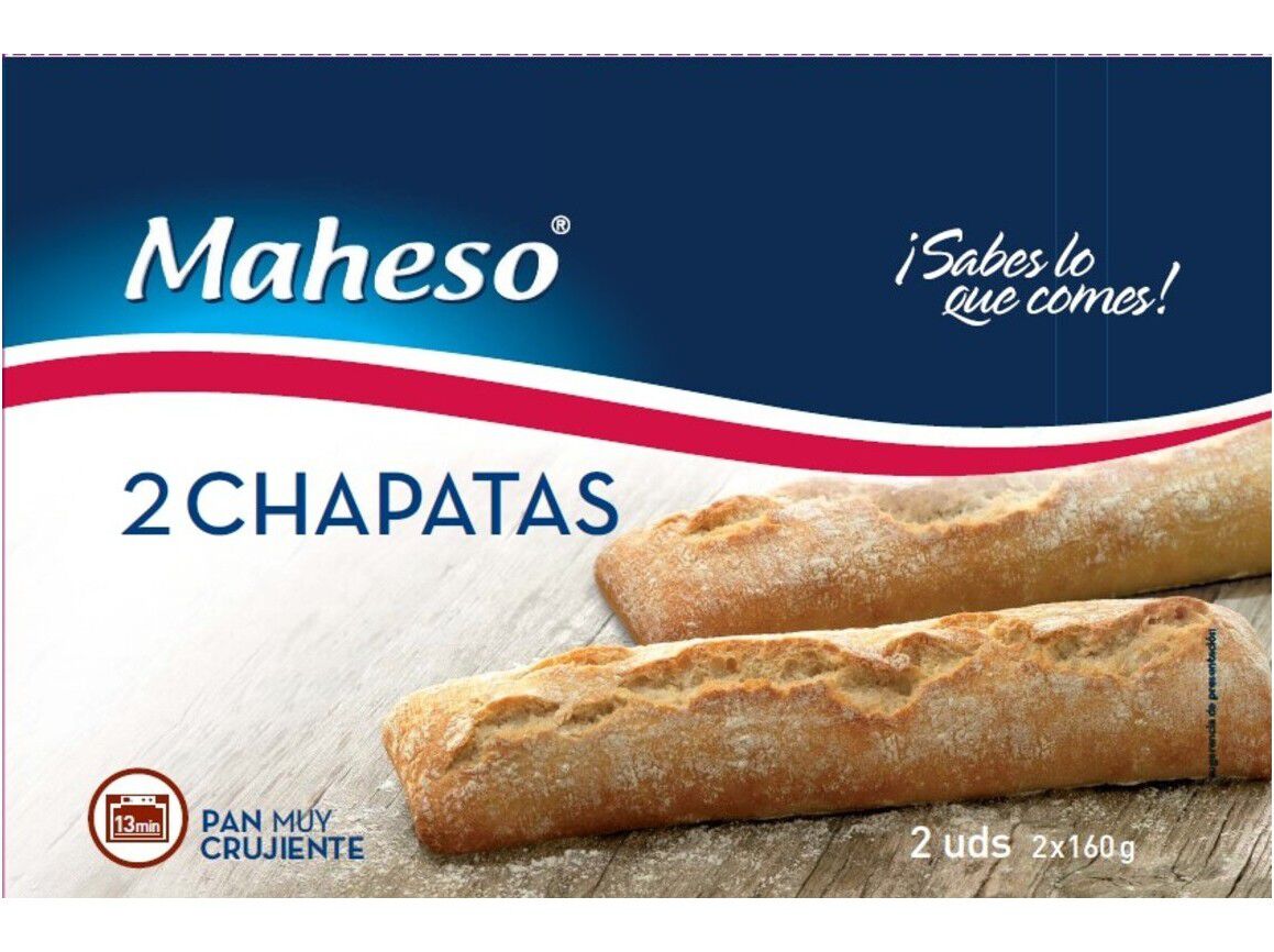 P&Atilde;O MAHESO CHAPATA 2X160G