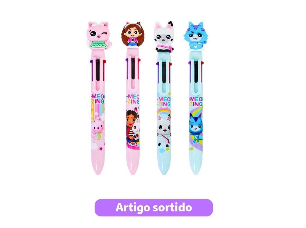 ESFEROGR&Aacute;FICA RETR&Aacute;TIL GABBY 6 CORES 1 UNIDADE MODELOS SORTIDOS image number 0