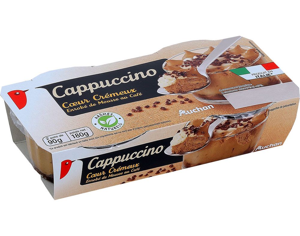 CAPPUCCINO AUCHAN 2X90G
