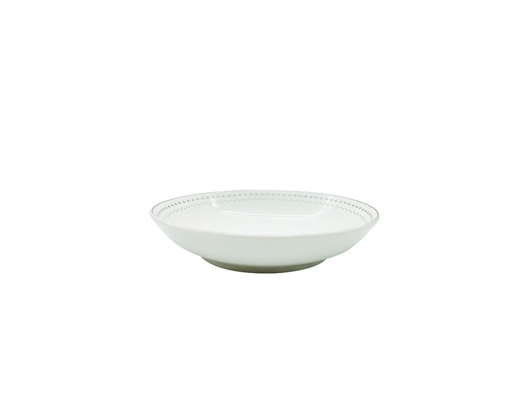 PRATO SOPA ACTUEL PORCELANA ESTRELAS PRATEADO MET&Aacute;LICO &Oslash;20CM image number 0