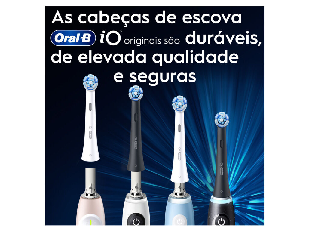 RECARGA ESCOVA EL&Eacute;CT ORAL-B IO ULTIMATE CLEAN BRANCA 2UN image number 6