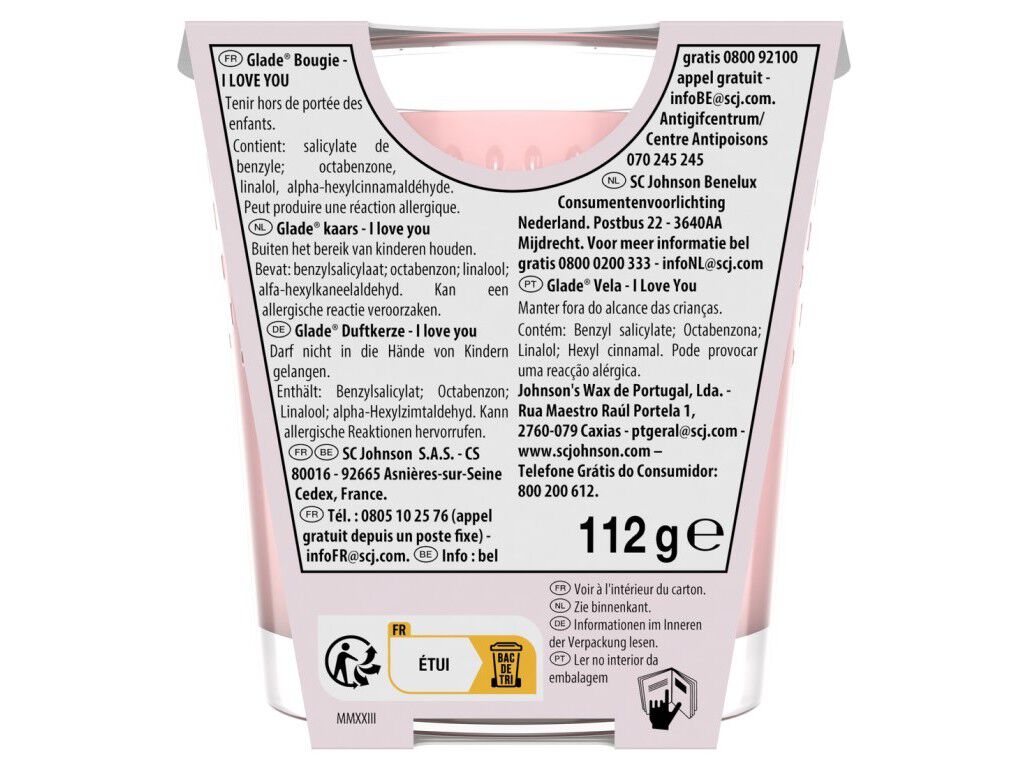 VELA GLADE I LOVE YOU 112G image number 1