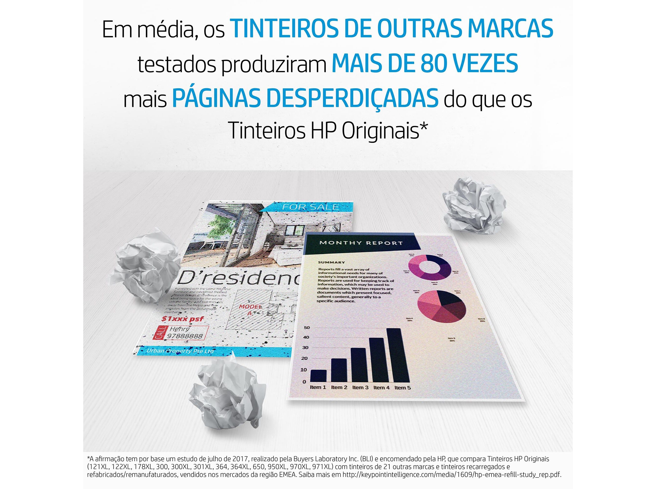 TINTEIRO HP N9J72AEBL 301 PACK PRETO+COR image number 1