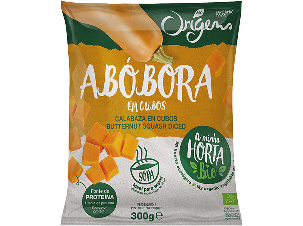 CUBOS ABOBORA ORIGENS BIO ULTRACONGELADOS 300G