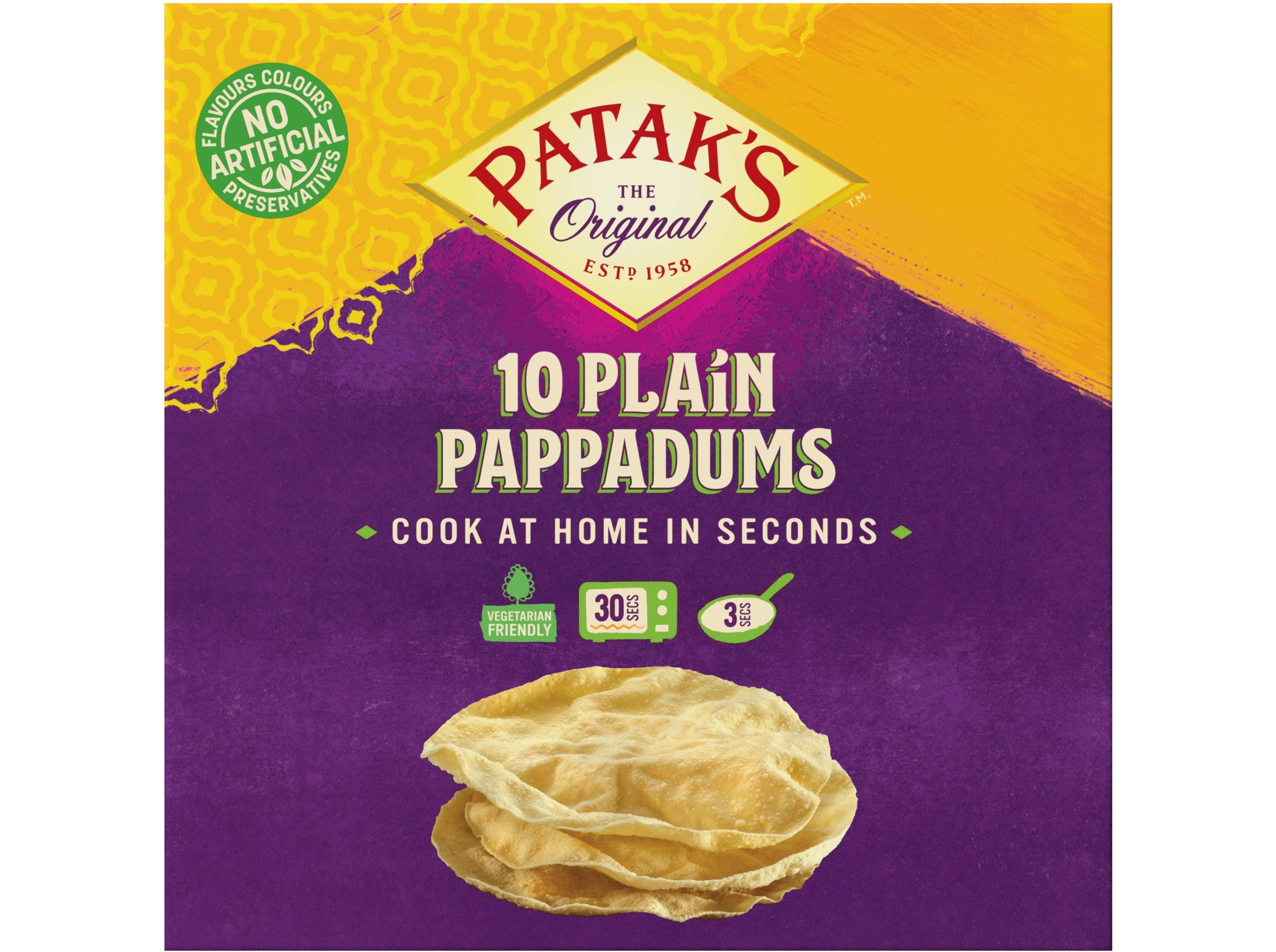 P&Atilde;O PATAKS INDIANO 100G image number 1