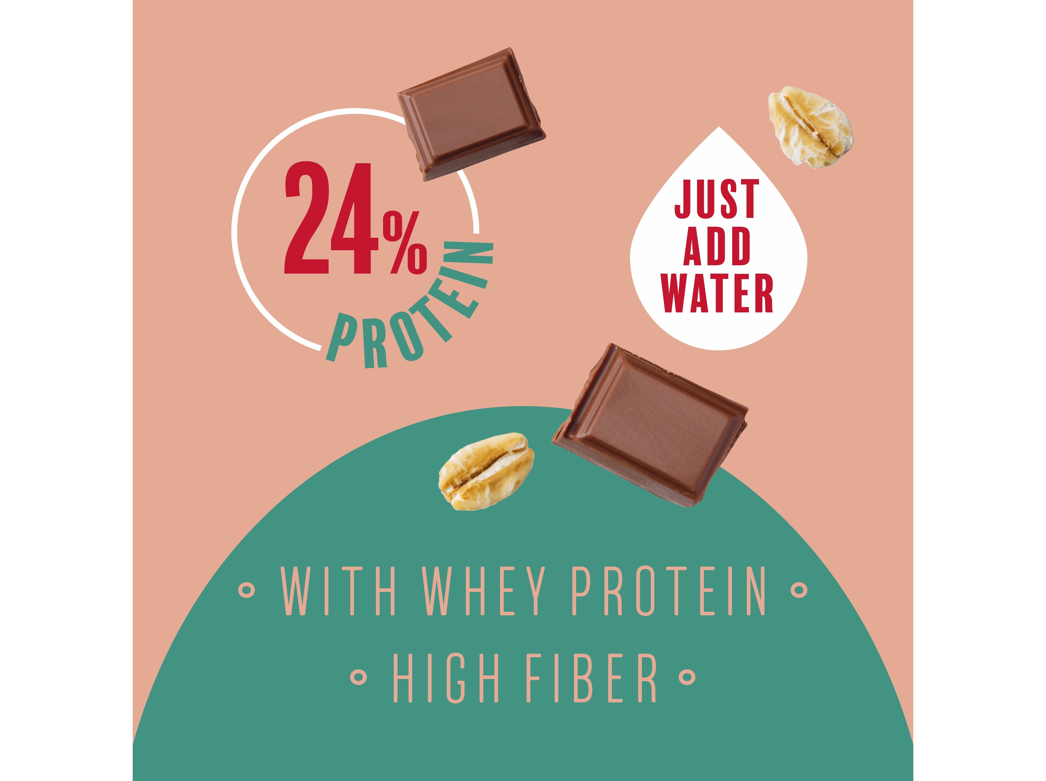 PAPAS DE AVEIA COM WHEY PROZIS CHOCOLATE 60 G image number 2