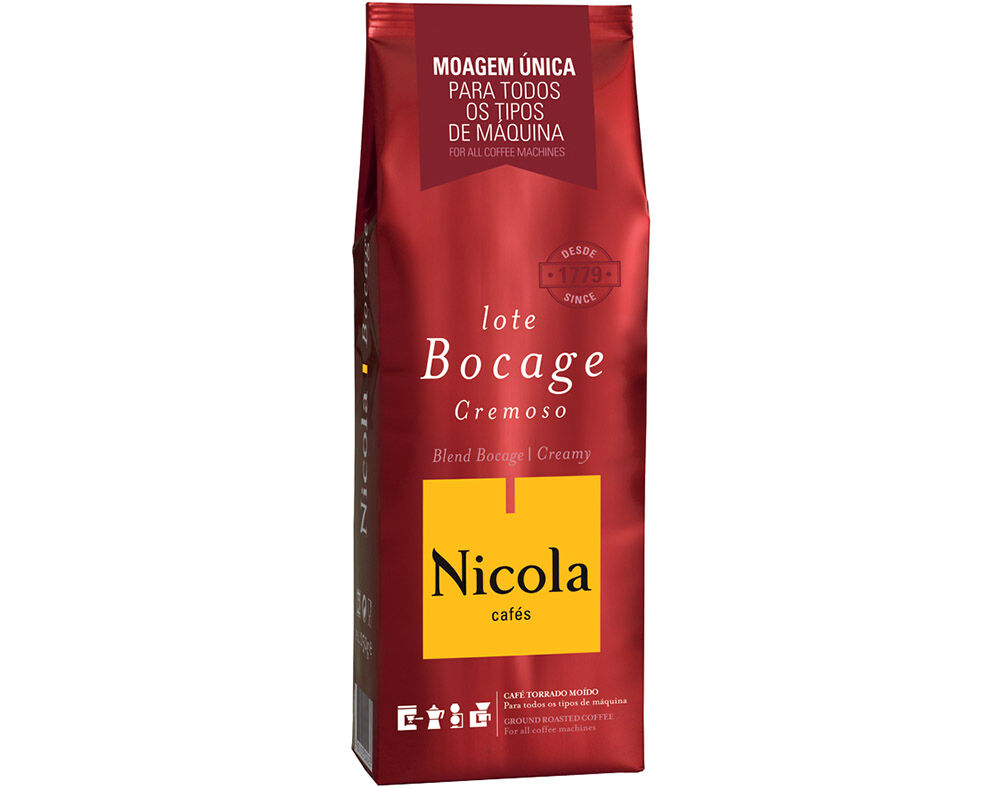CAF&Eacute; NICOLA MOIDO NORMAL LOTE BOCAGE MOAGEM &Uacute;NICA 250G