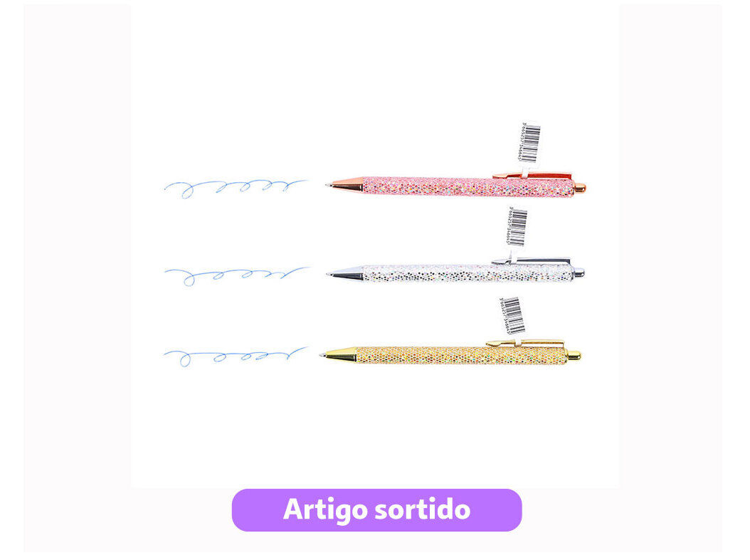 ESFEROGR&Aacute;FICA RETR&Aacute;TIL AUCHAN CORES SORTIDAS image number 1