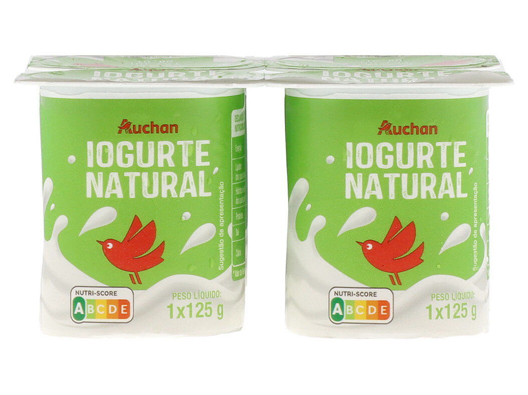 IOGURTE AUCHAN NATURAL 4X125G