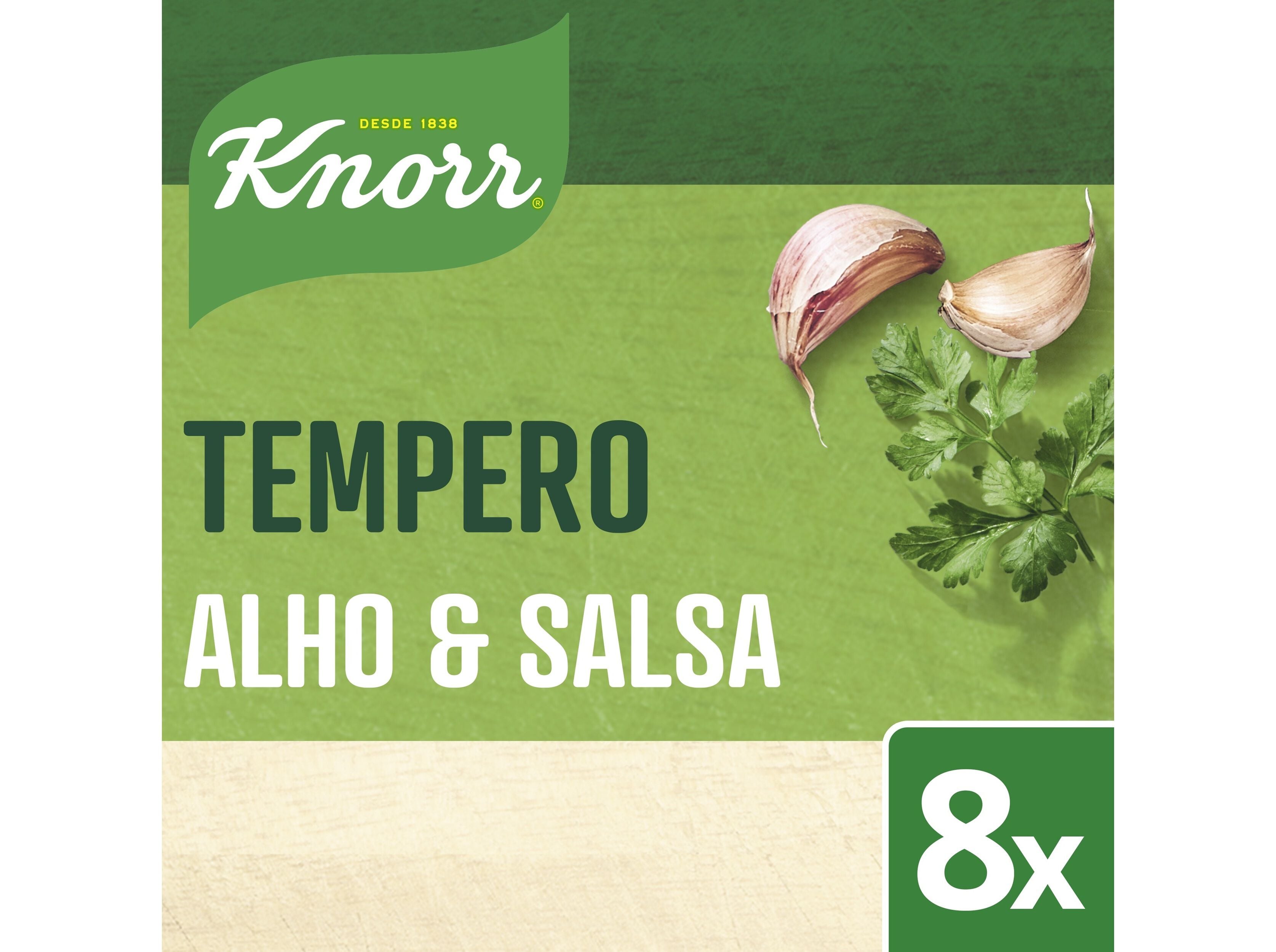 TEMPERO KNORR ALHO E SALSA 8 CUBOS 72G image number 1