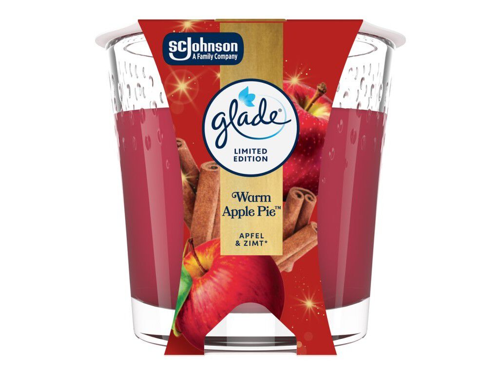 VELA AMBIENTADORA GLADE WARM APPLE PIE 1UN