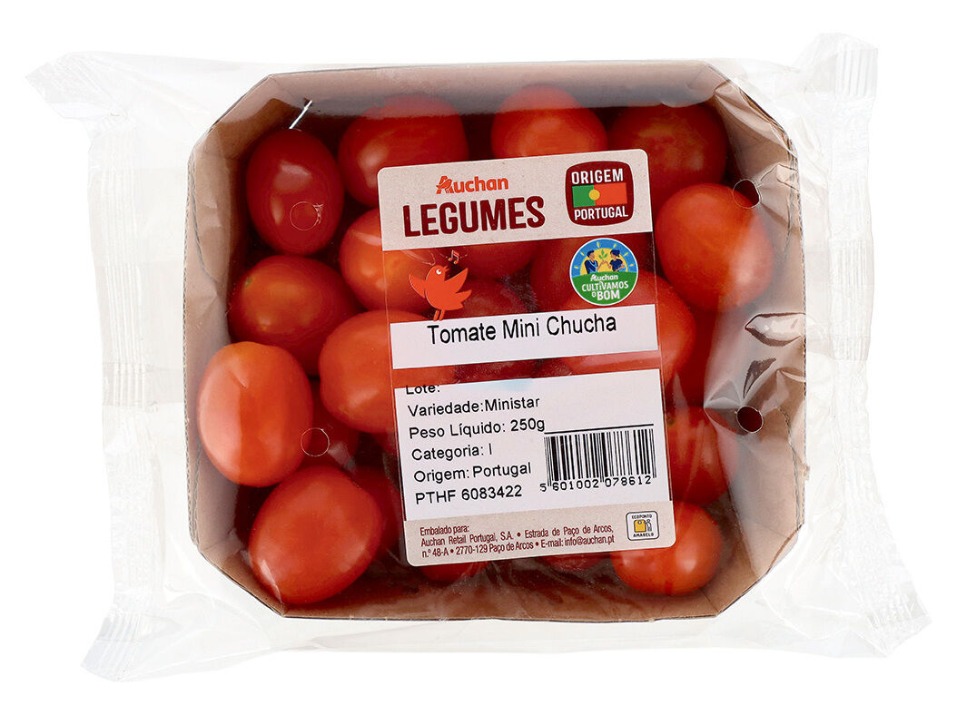 TOMATE MINI CHUCHA AUCHAN CULTIVAMOS O BOM 250 G image number 0