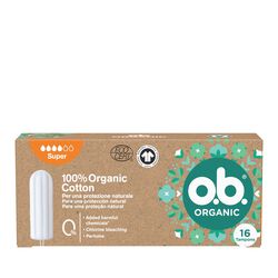 Tampões O.b. Organic Super 16 un