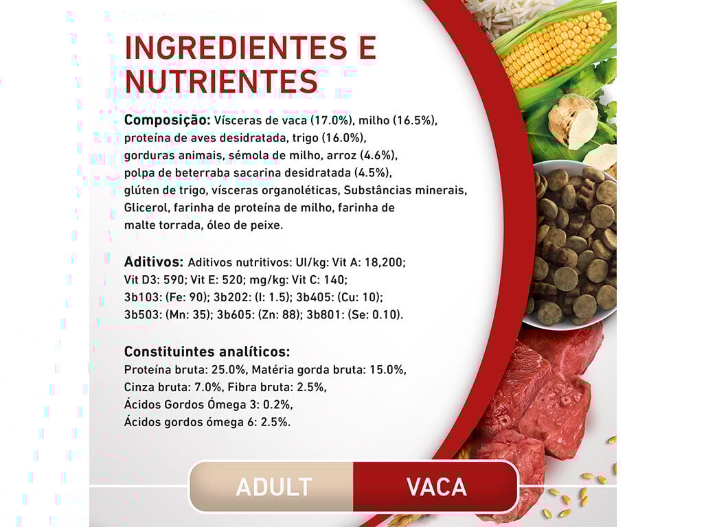 RA&Ccedil;&Atilde;O PARA C&Atilde;O PURINA ONE ADULTO COM VACA 2.5KG image number 6