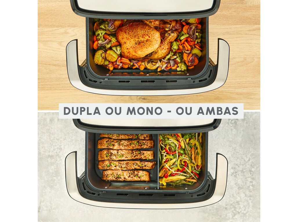 FRITADEIRA SEM &Oacute;LEO MOULINEX EZ922DF0 DUAL EASYFRY FLEX image number 2