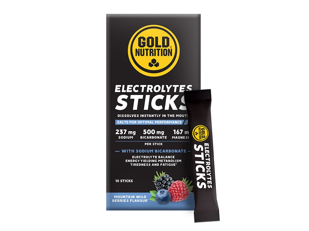 ELECTROLITOS GOLDNUTRITION 10 STICKS 30G image number 0