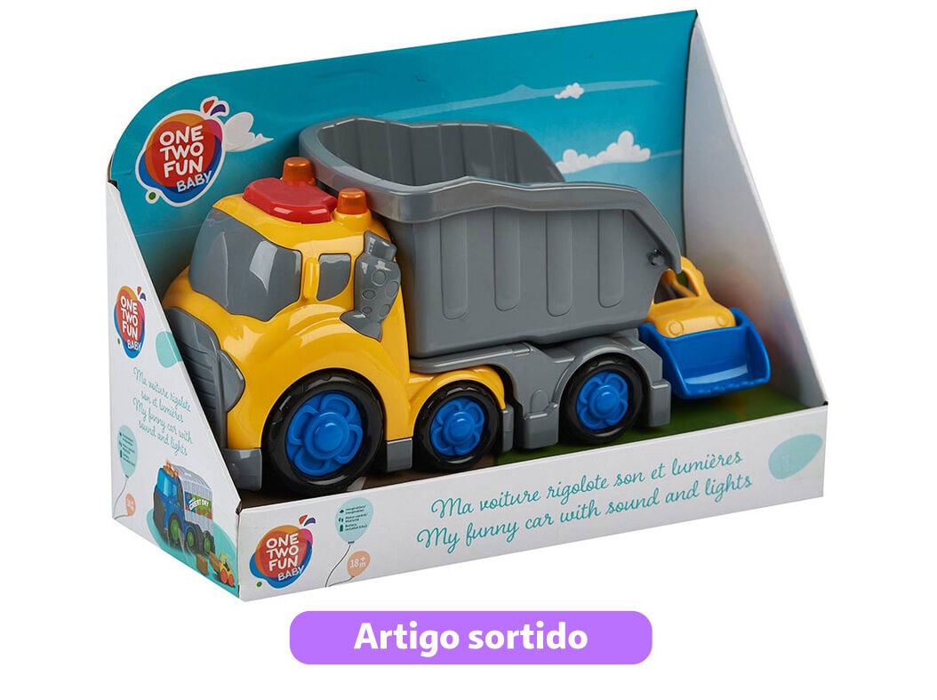 CARRO COM LUZ E SOM ONE TWO FUN MODELOS SORTIDOS image number 2
