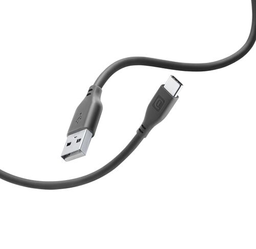 CABO CELLULARLINE SOFT USB-A/USB-C PRETO