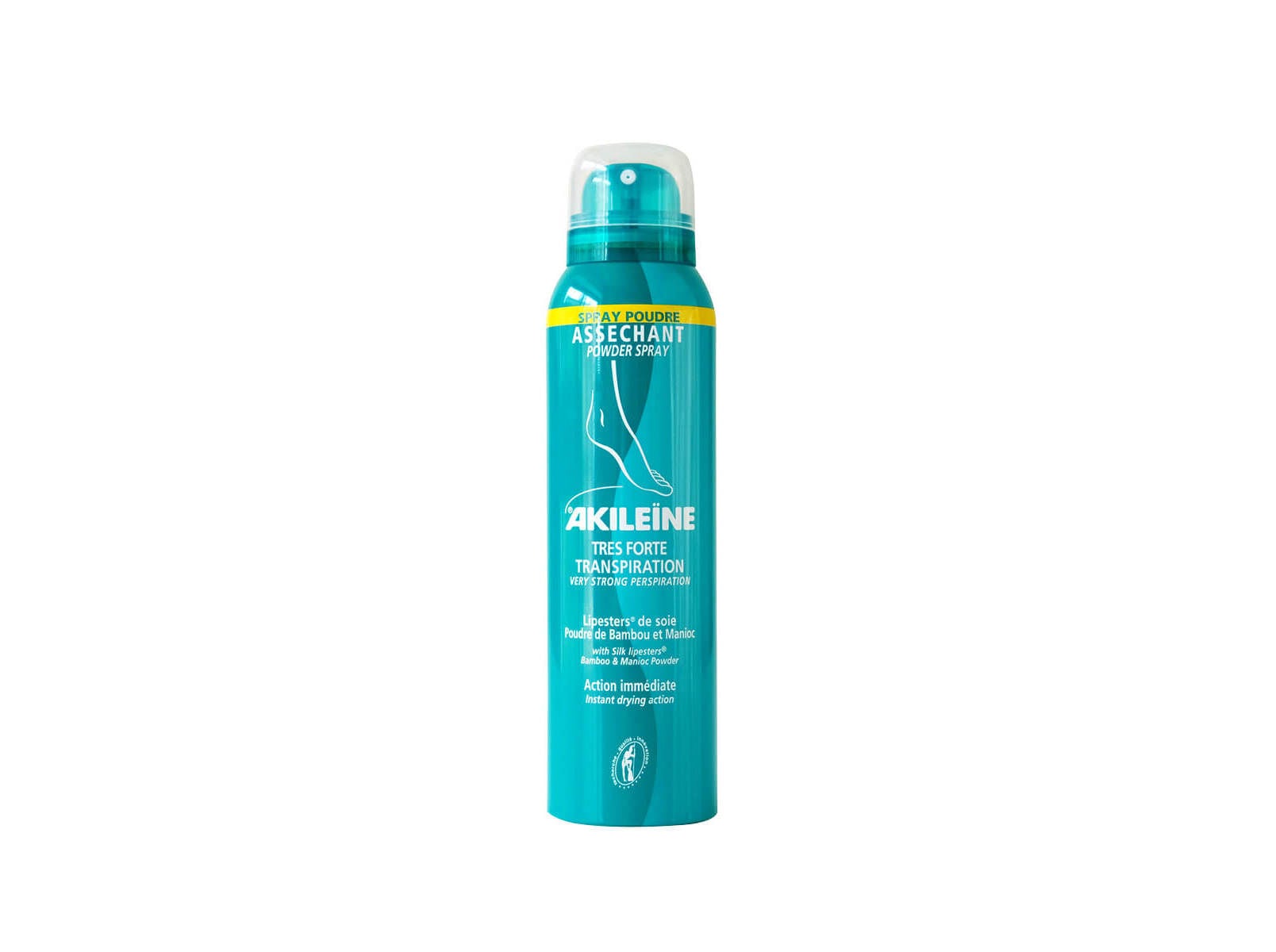 SPRAY AKILEINE EM P&Oacute; ABSORVE TRANSPIRA&Ccedil;AO 150ML image number 0