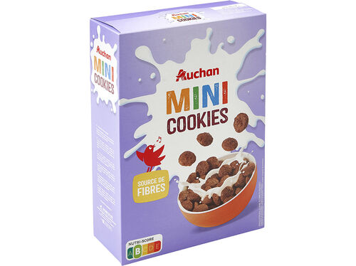 CEREAIS AUCHAN MINI COOKIES 375G image number 0