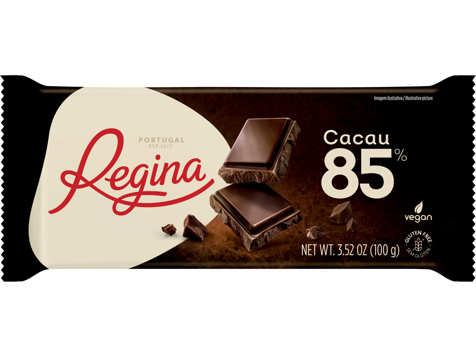 CHOCOLATE REGINA NEGRO 85% VEGAN 100G