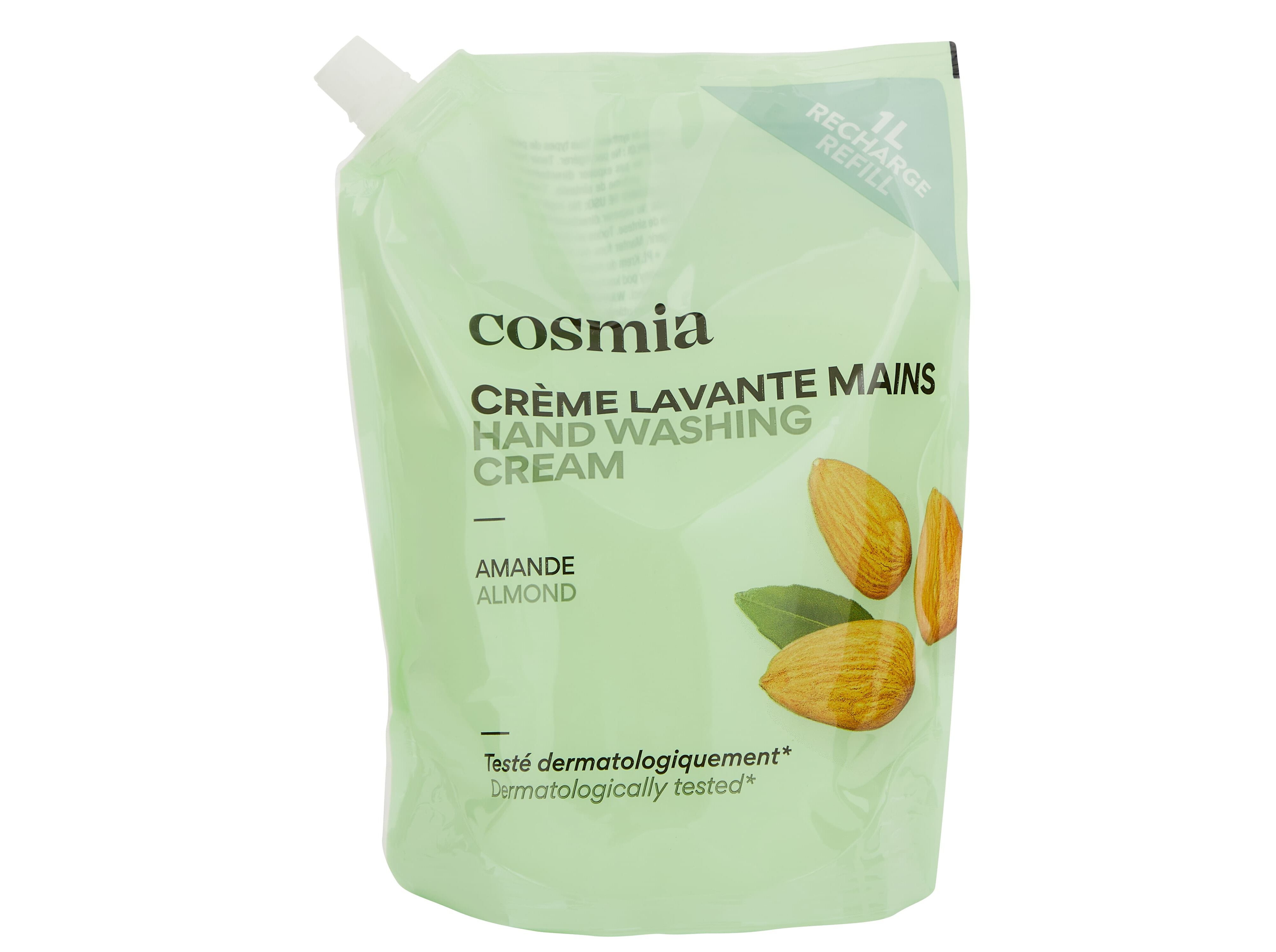 SABONETE L&Iacute;QUIDO COSMIA RECARGA AM&Ecirc;NDOA 1L