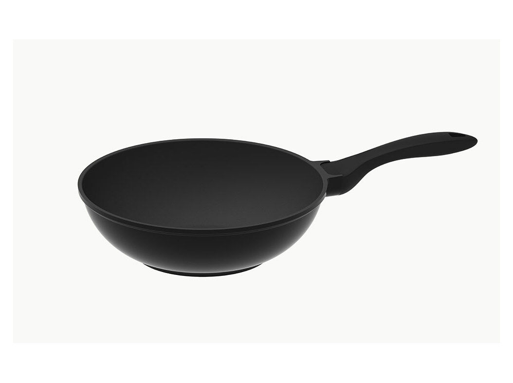 WOK ALUMINIO ACTUEL PRETO 28CM image number 0