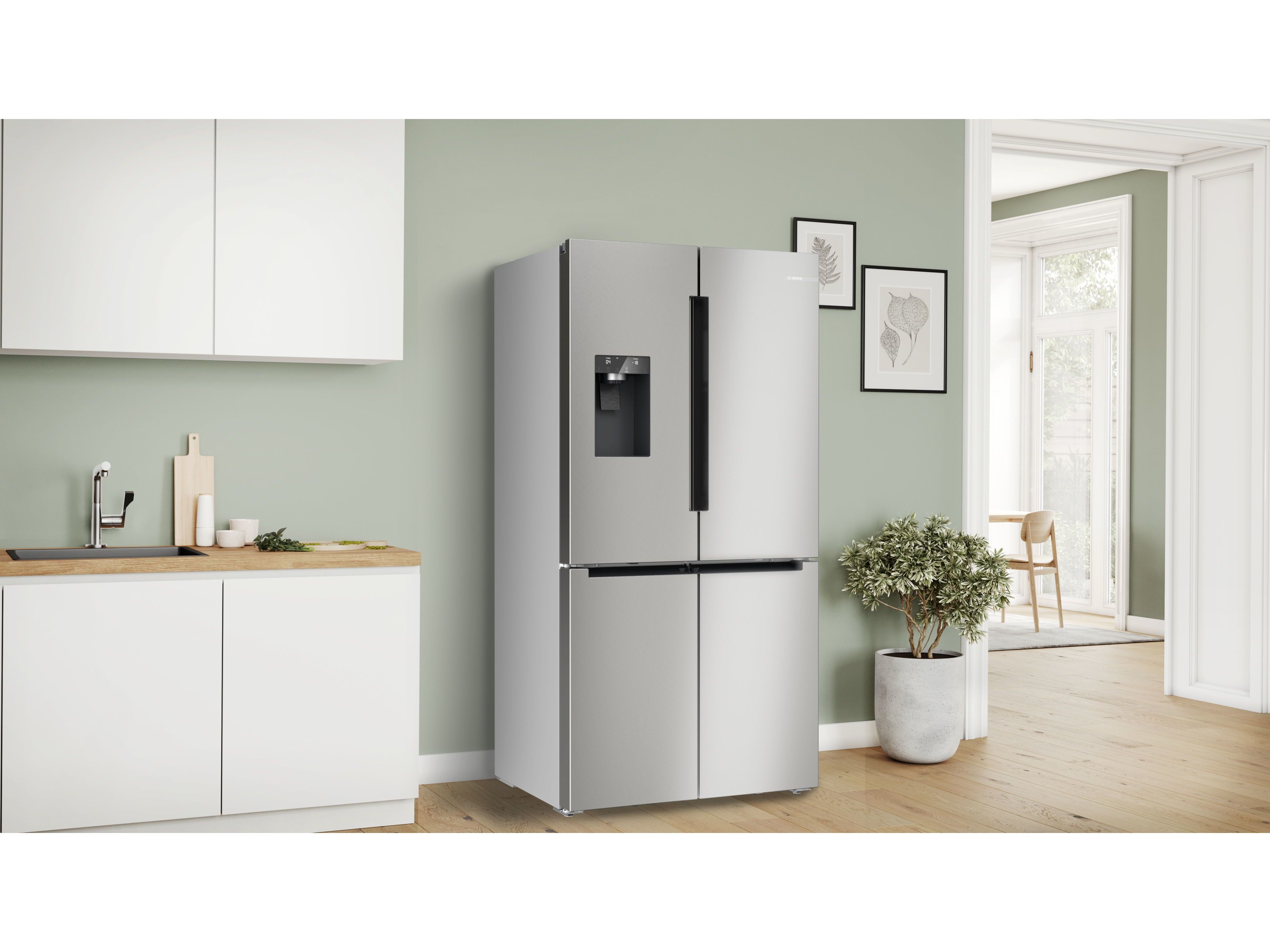 COMBINADO FRENCH DOOR BOSCH KFD96APEA image number 1