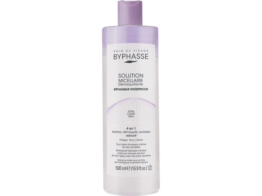 SOLU&Ccedil;&Atilde;O MICELAR BYPHASSE BIFASICA WATERPROOF 500ML image number 0