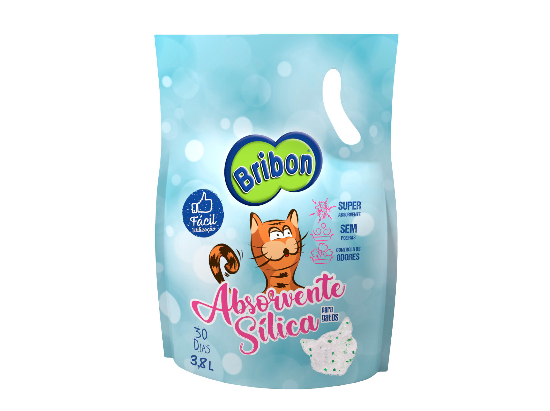 S&Iacute;LICA GEL PARA GATOS BRIBON 3.8L