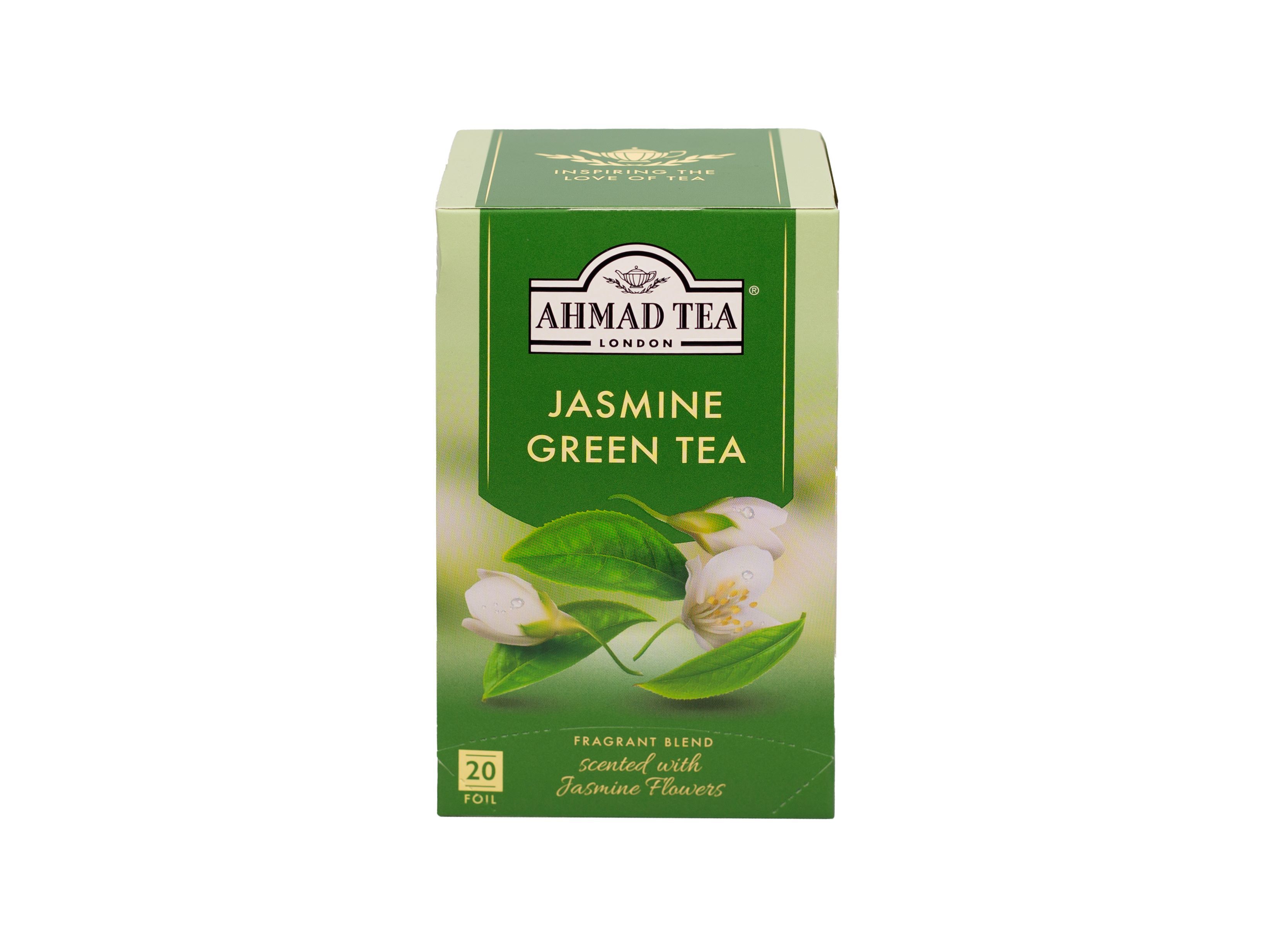 CH&Aacute; AHMAD JASMIM GREEN TEA REFER&Ecirc;NCIA 565 20 SAQUETAS