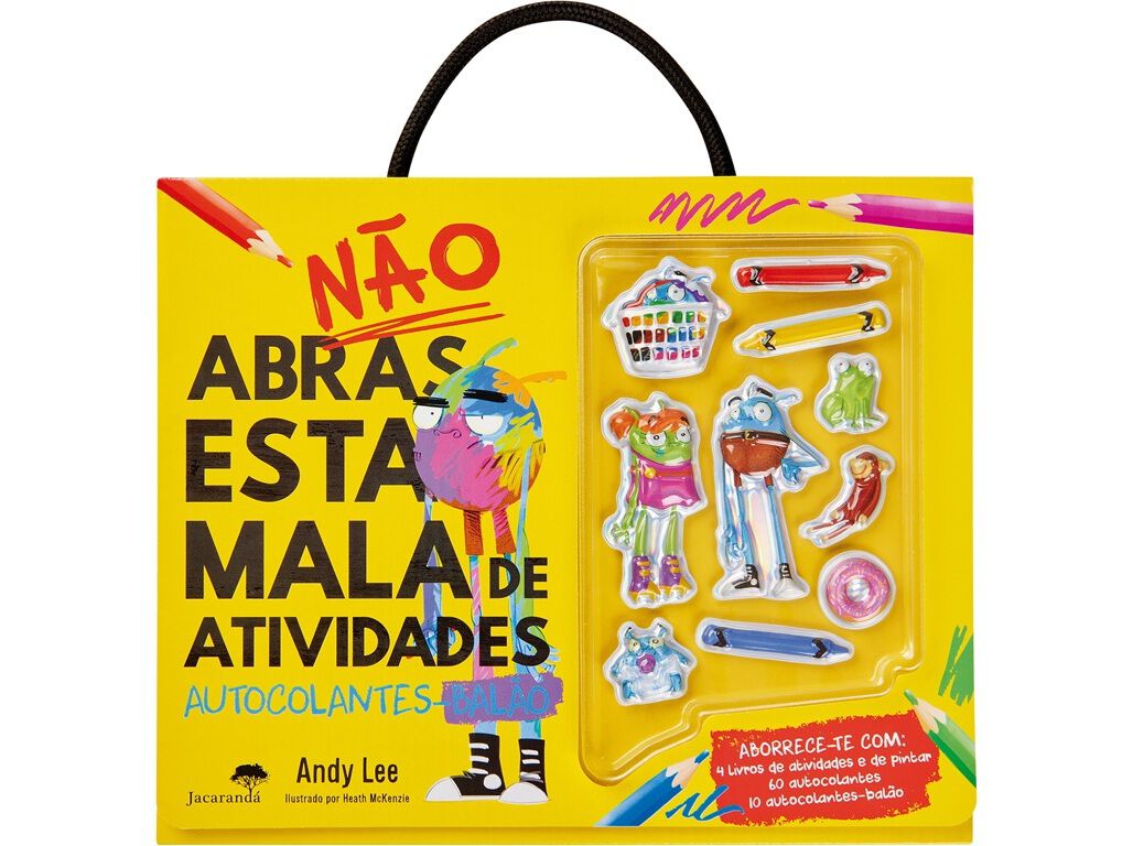 LIVRO N&Atilde;O ABRAS ESTA MALA DE ATIVIDADES DE ANDY LEE image number 1