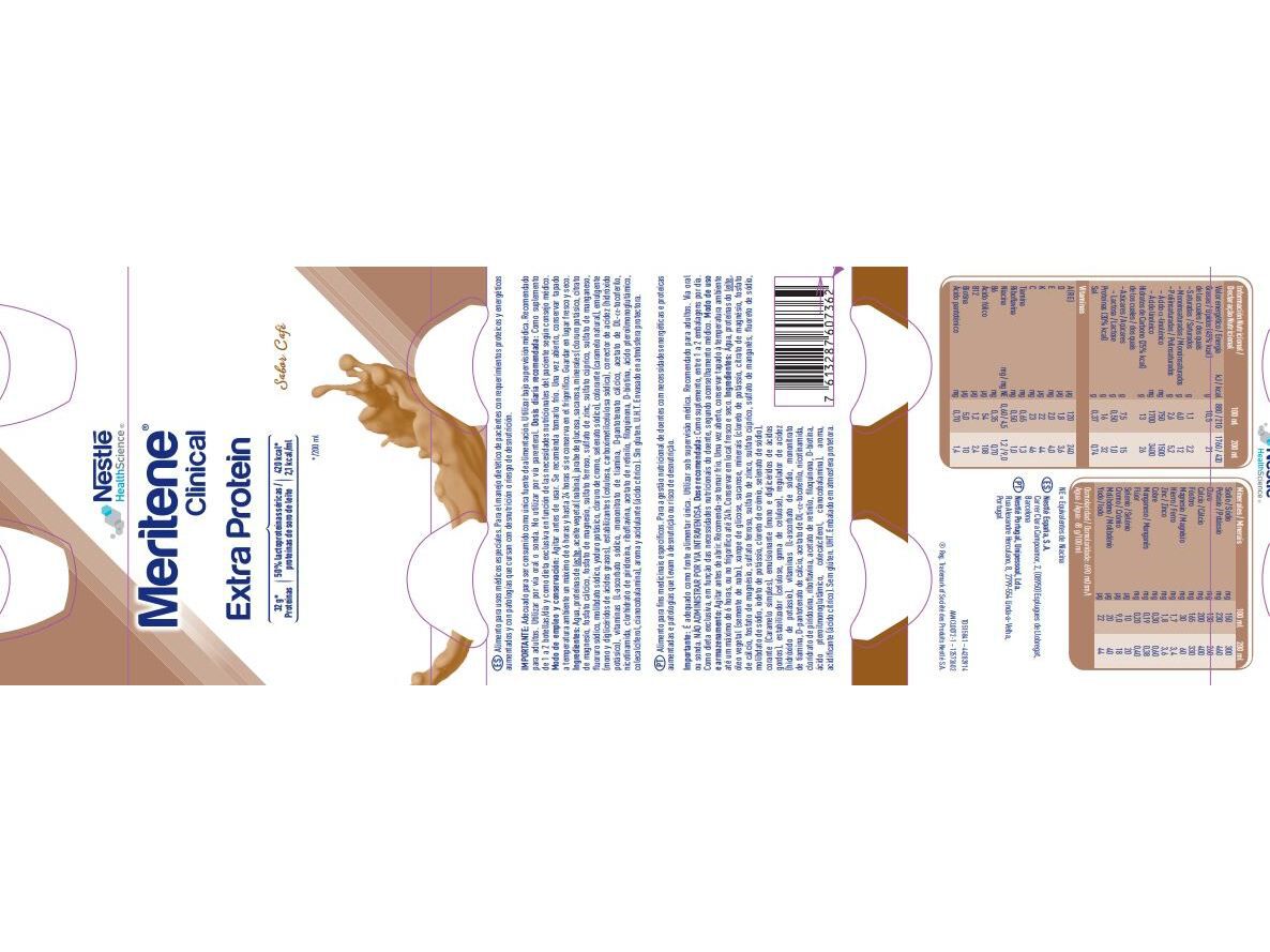 SUPLEMENTO MERITENE EXTRA PROTEIN CAFE 4X200ML image number 1