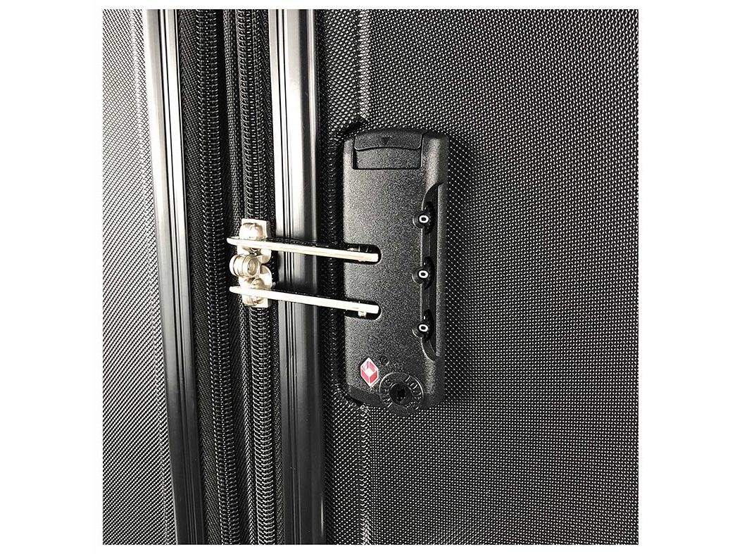 MALA DE VIAGEM GRANDE R&Iacute;GIDA AIRPORT PRETO 8 RODAS 75CM image number 5