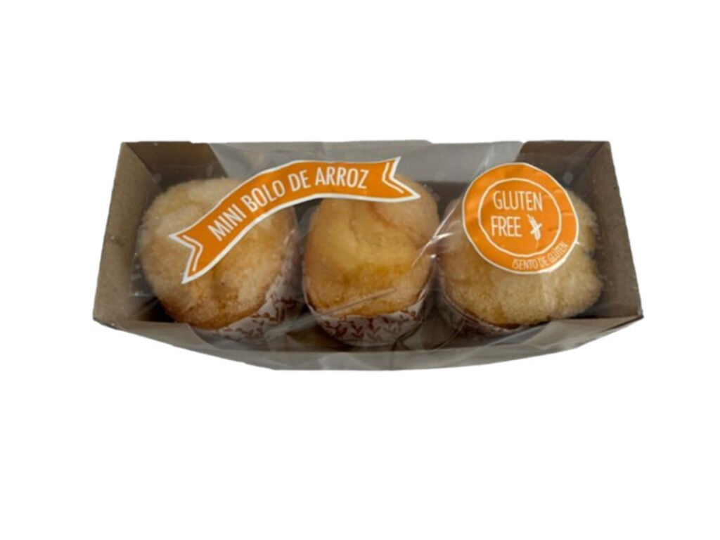 BOLO DE ARROZ MUSEU DO P&Atilde;O MINI SEM GL&Uacute;TEN 3X40G