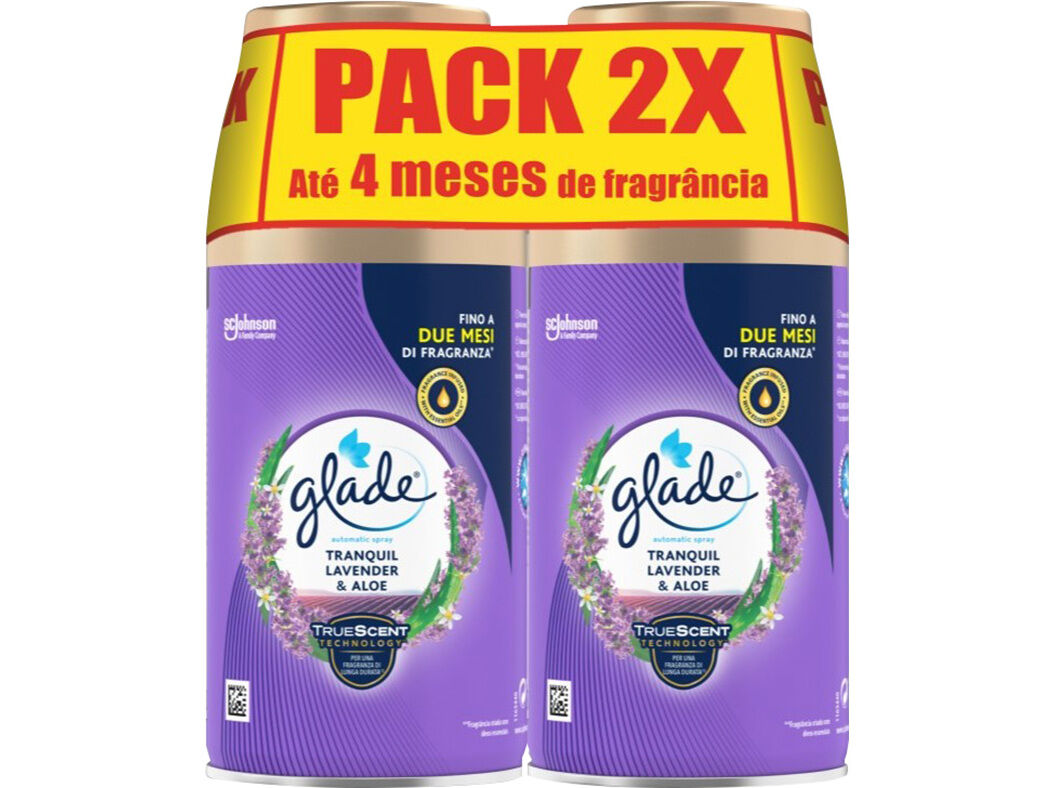 AMBIENTADOR GLADE RECARGA LAVANDA 2X269ML
