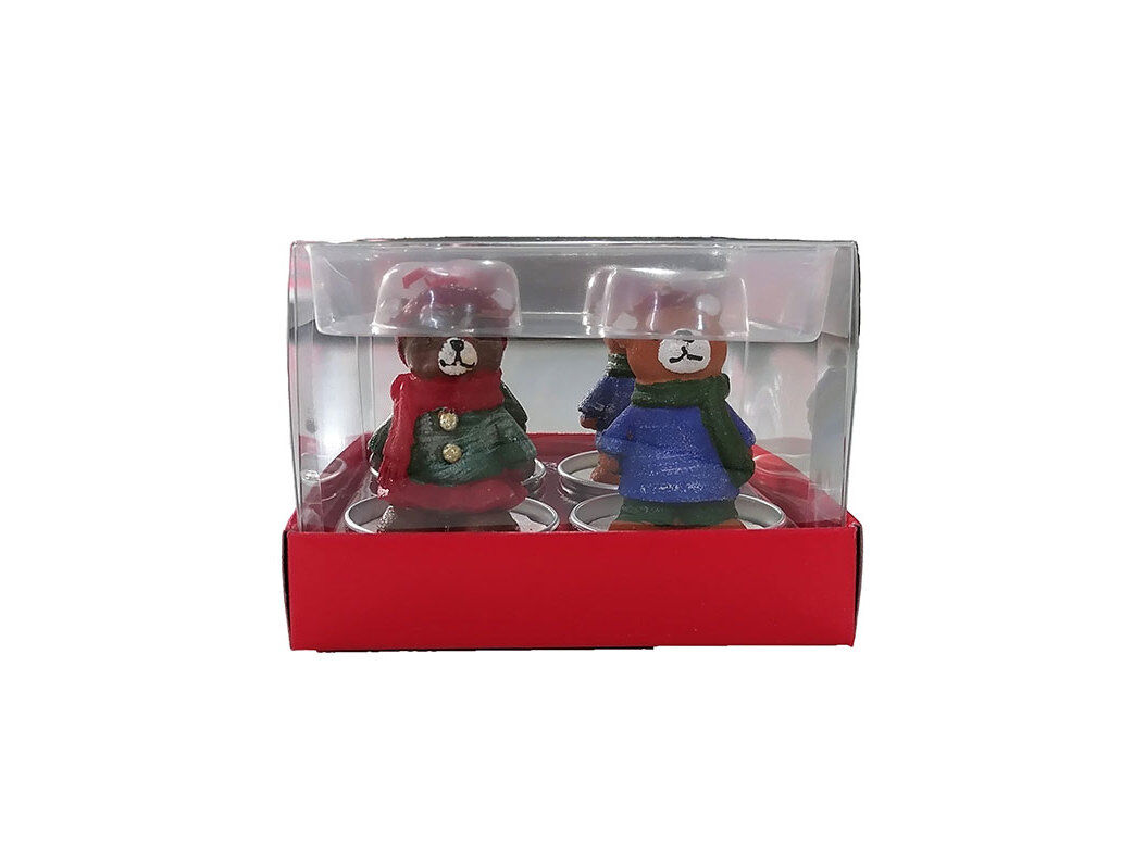 CONJUNTO DE 4 TEALIGHTS ACTUEL URSINHOS image number 0