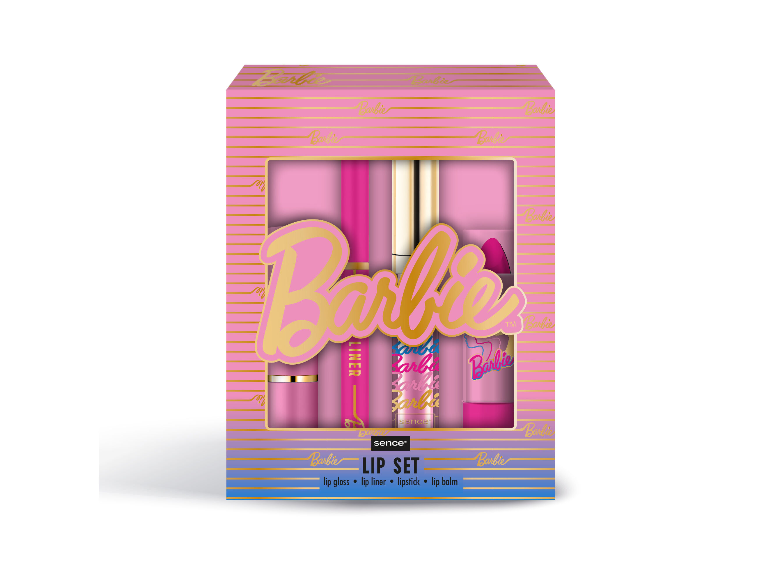 CONJUNTO SENCE KIT L&Aacute;BIOS BARBIE COLD WEATHER image number 0