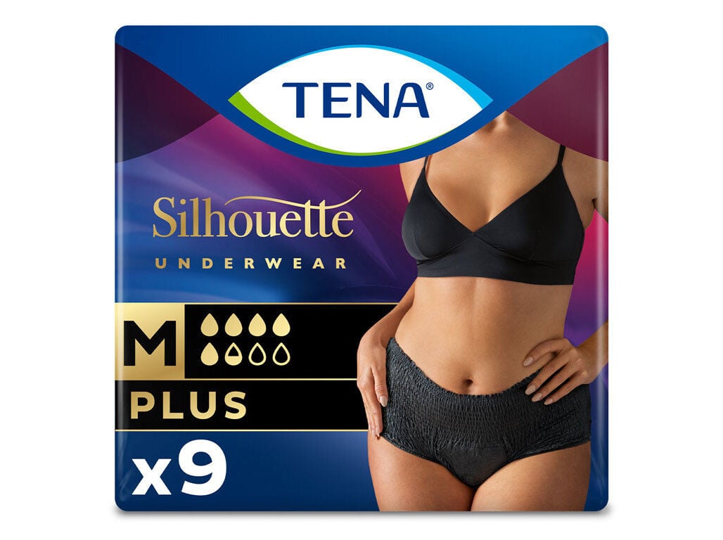 CUECAS INCONTIN&Ecirc;NCIA TAMANHO M PRETA TENA SILHOUETTE 9 UN image number 0