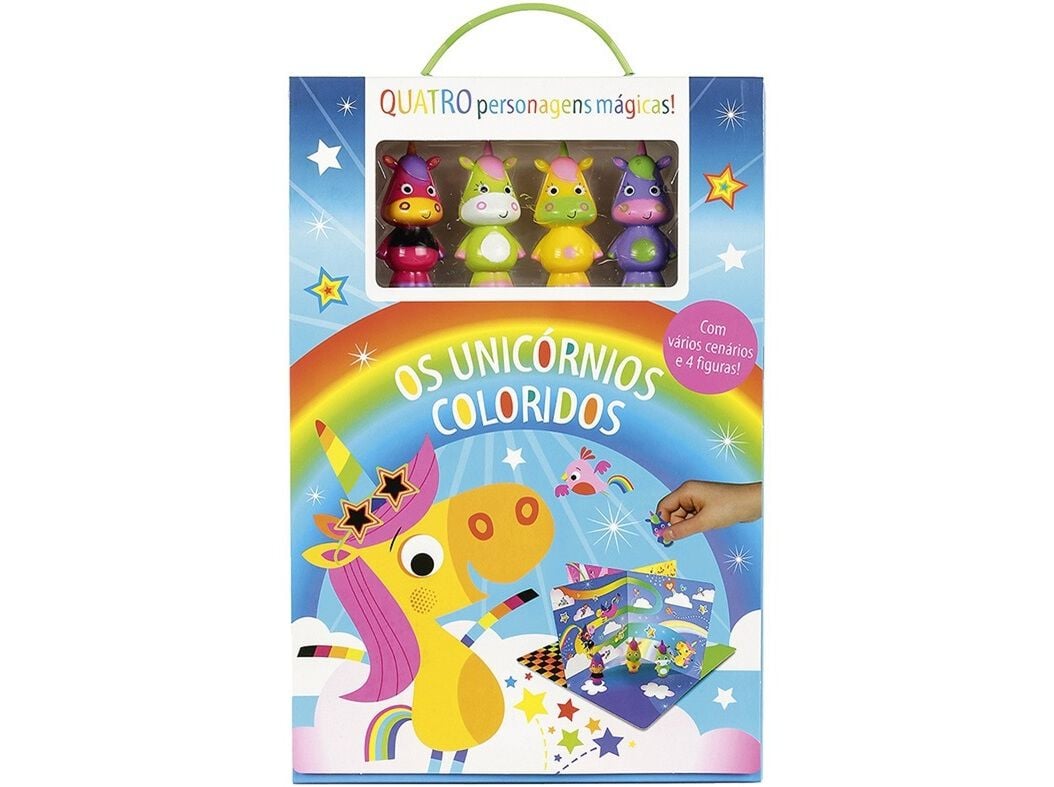 LIVRO OS UNIC&Oacute;RNIOS COLORIDOS image number 0