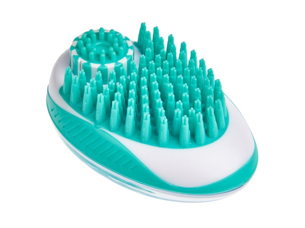 ESCOVA BORRACHA AUCHAN AZUL 11.5CM image number 0