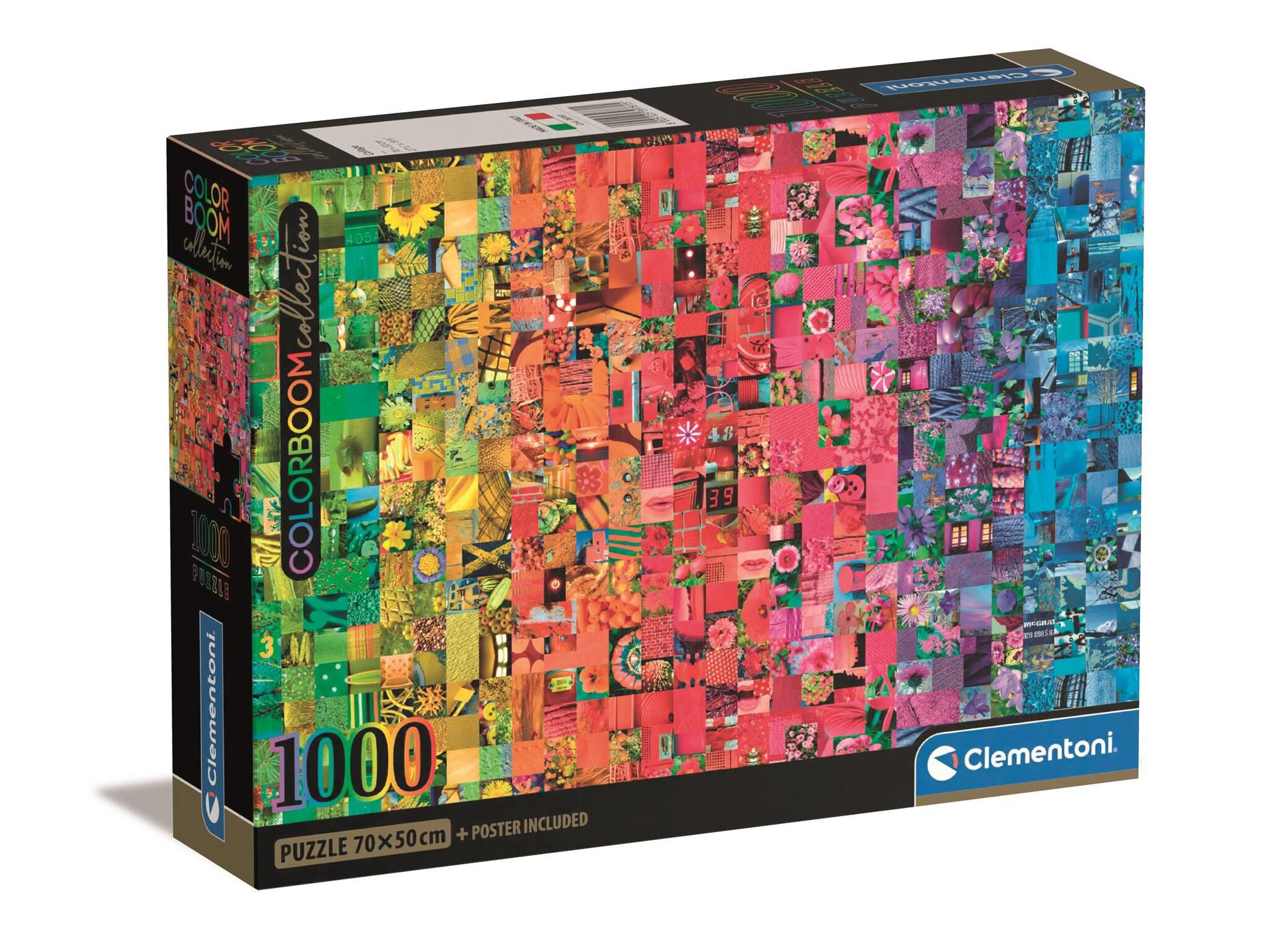 PUZZLE COLLAGE CLEMENTONI 1000P&Ccedil;S image number 0